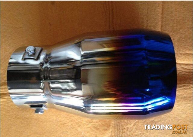 EXHAUST TIPS BLUE TIP STAINLESS STEEL