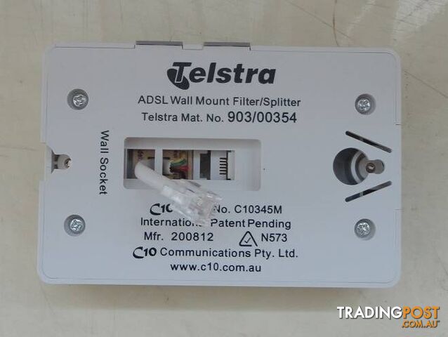 TELSTRA WALL MOUNT ADSL FILTER SPLITTER (new)