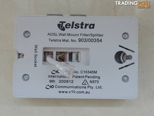 TELSTRA WALL MOUNT ADSL FILTER SPLITTER (new)