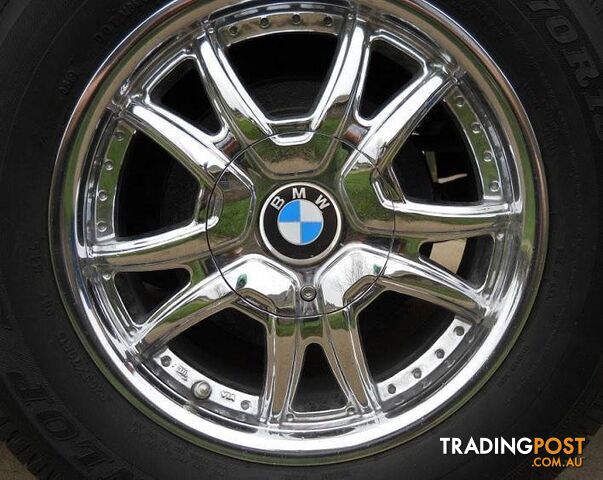 BMW METALLIC WHEEL CENTRE DISCS (new)