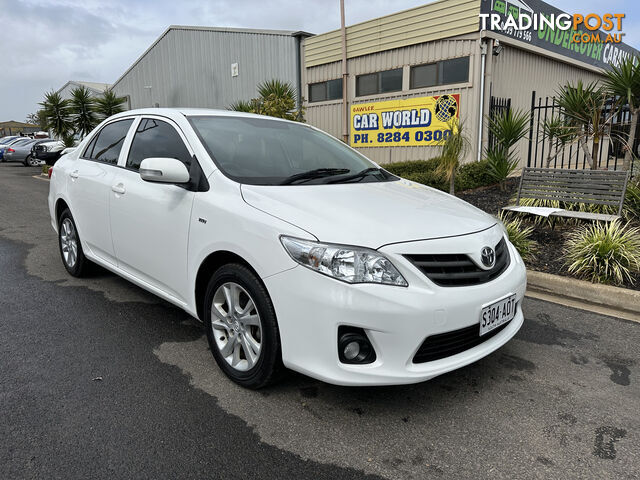 2011 Toyota Corolla ZRE152R ASCENTSPORT Sedan Manual