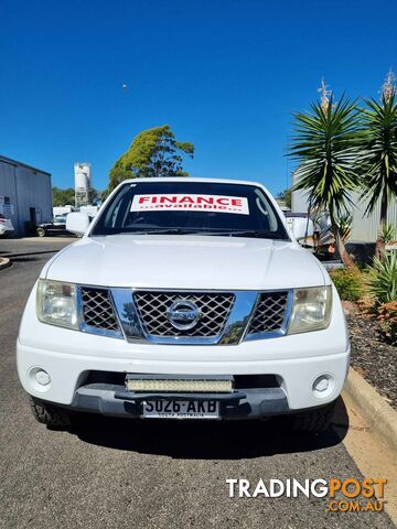 2010 Nissan Navara D40 ST 4X4 Ute Manual