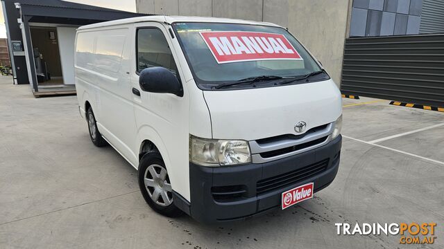 2008 Toyota Hiace TRH201R LWB Van Manual