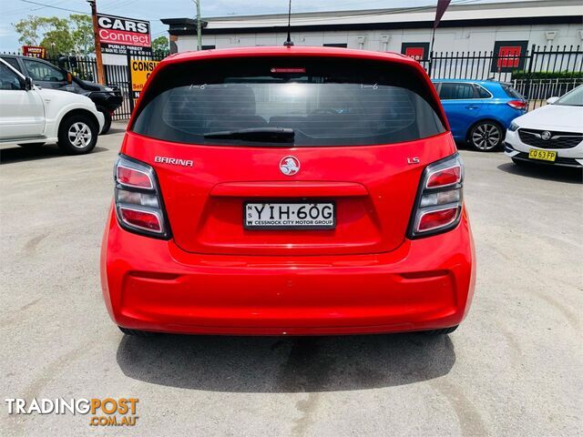 2018 HOLDEN BARINA LS(5YR) TMMY18 5D HATCHBACK