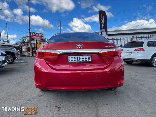 2014 TOYOTA COROLLA ASCENT ZRE172R 4D SEDAN