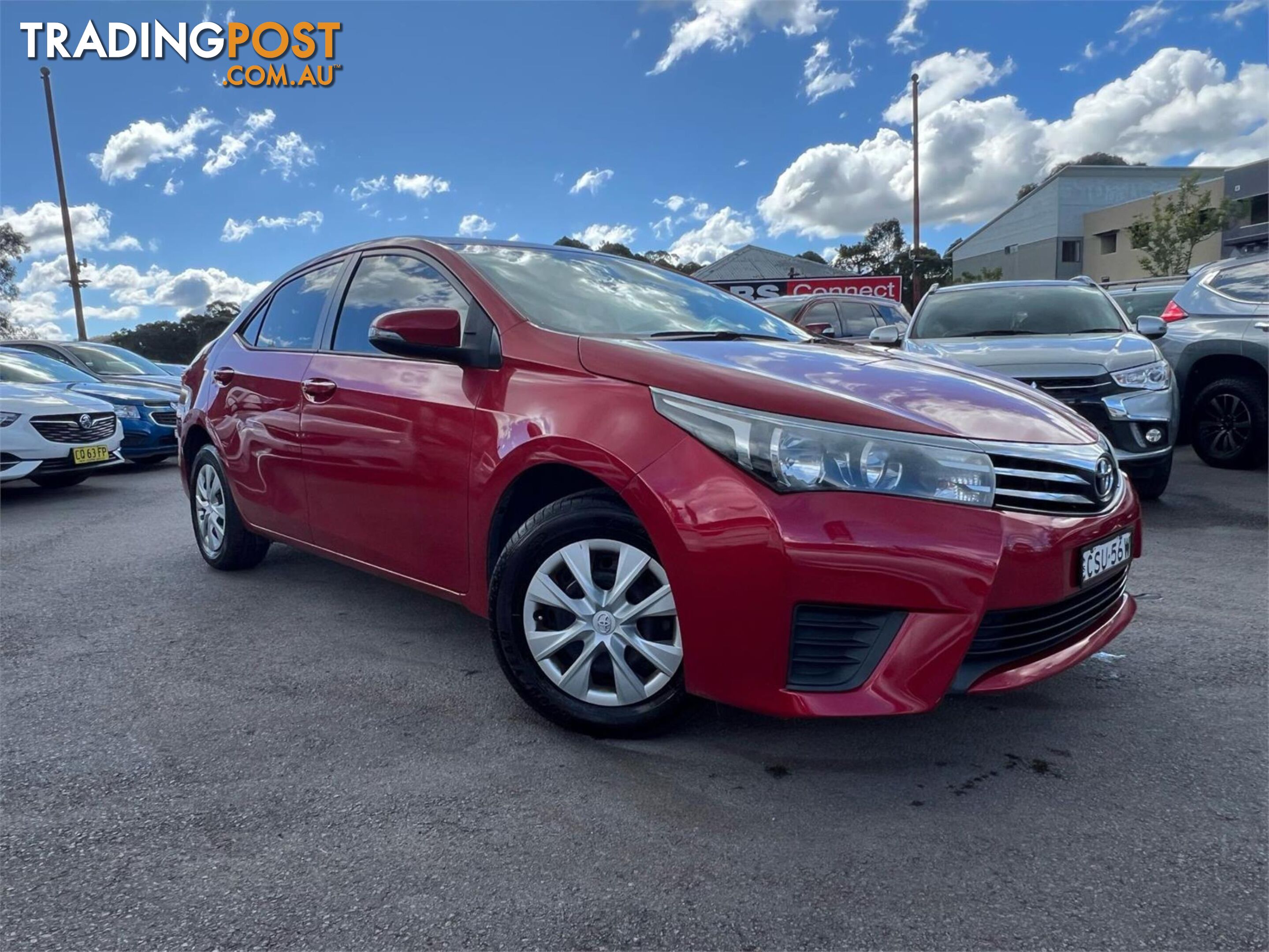 2014 TOYOTA COROLLA ASCENT ZRE172R 4D SEDAN