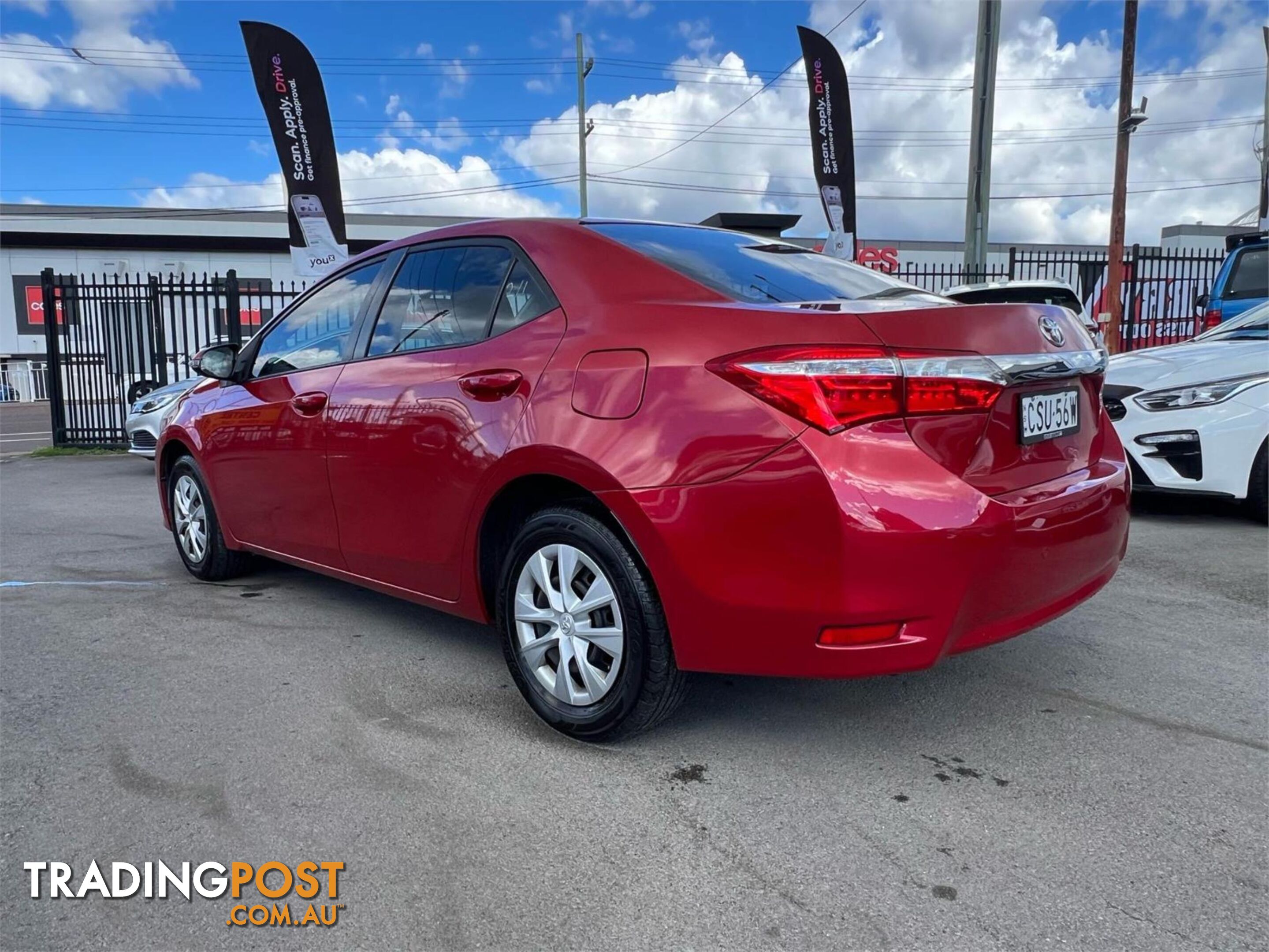 2014 TOYOTA COROLLA ASCENT ZRE172R 4D SEDAN