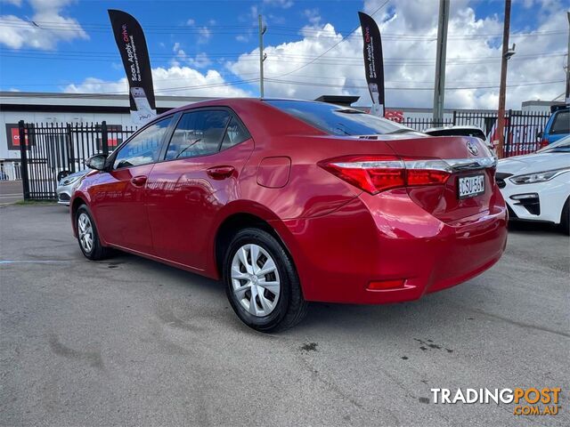 2014 TOYOTA COROLLA ASCENT ZRE172R 4D SEDAN