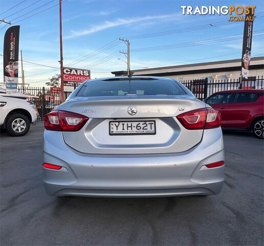 2018 HOLDEN ASTRA LS BLMY18 4D SEDAN