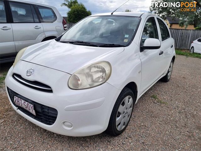 2012 NISSAN MICRA ST L K13 5D HATCHBACK