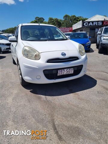 2012 NISSAN MICRA ST L K13 5D HATCHBACK