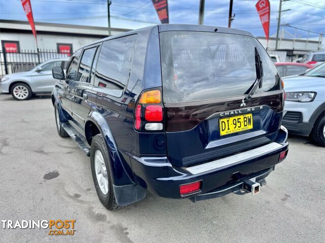 2003 MITSUBISHI CHALLENGER XS PAMY03 4D WAGON