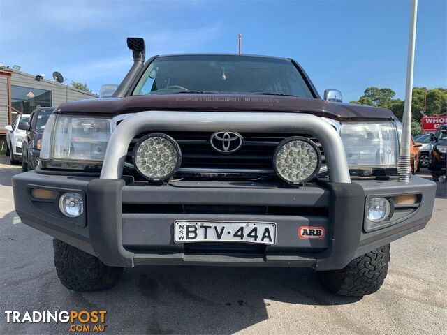 2002 TOYOTA LANDCRUISER GXV(4X4) HDJ100R 4D WAGON