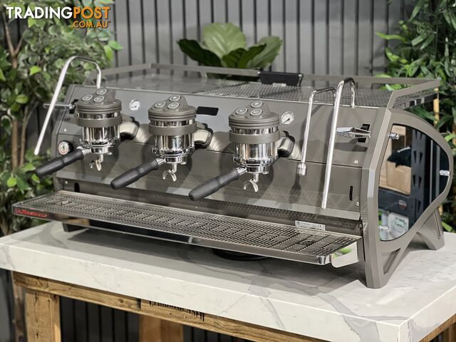 LA MARZOCCO STRADA S 3 GROUP ESPRESSO COFFEE MACHINE DEMO STAINLESS &amp; GREY