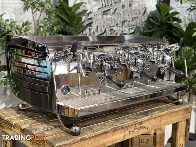 VICTORIA ARDUINO BLACK EAGLE GRAVIMETRIC 3 GRP ESPRESSO COFFEE MACHINE - STAINLESS