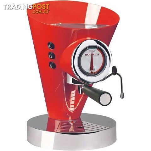 BUGATTI DIVA 1 GROUP RED BRAND NEW ESPRESSO COFFEE MACHINE