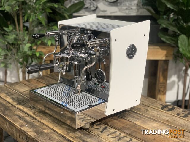 BRUGNETTI GIULIETTA 1 GROUP ESPRESSO COFFEE MACHINE BRAND NEW WHITE & STAINLESS