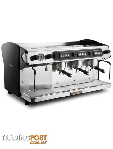 EXPOBAR RAFAEL 3 GROUP ESPRESSO COFFEE MACHINE BRAND NEW STAINLESS & BLACK COMMERCIAL CAFE BARISTA
