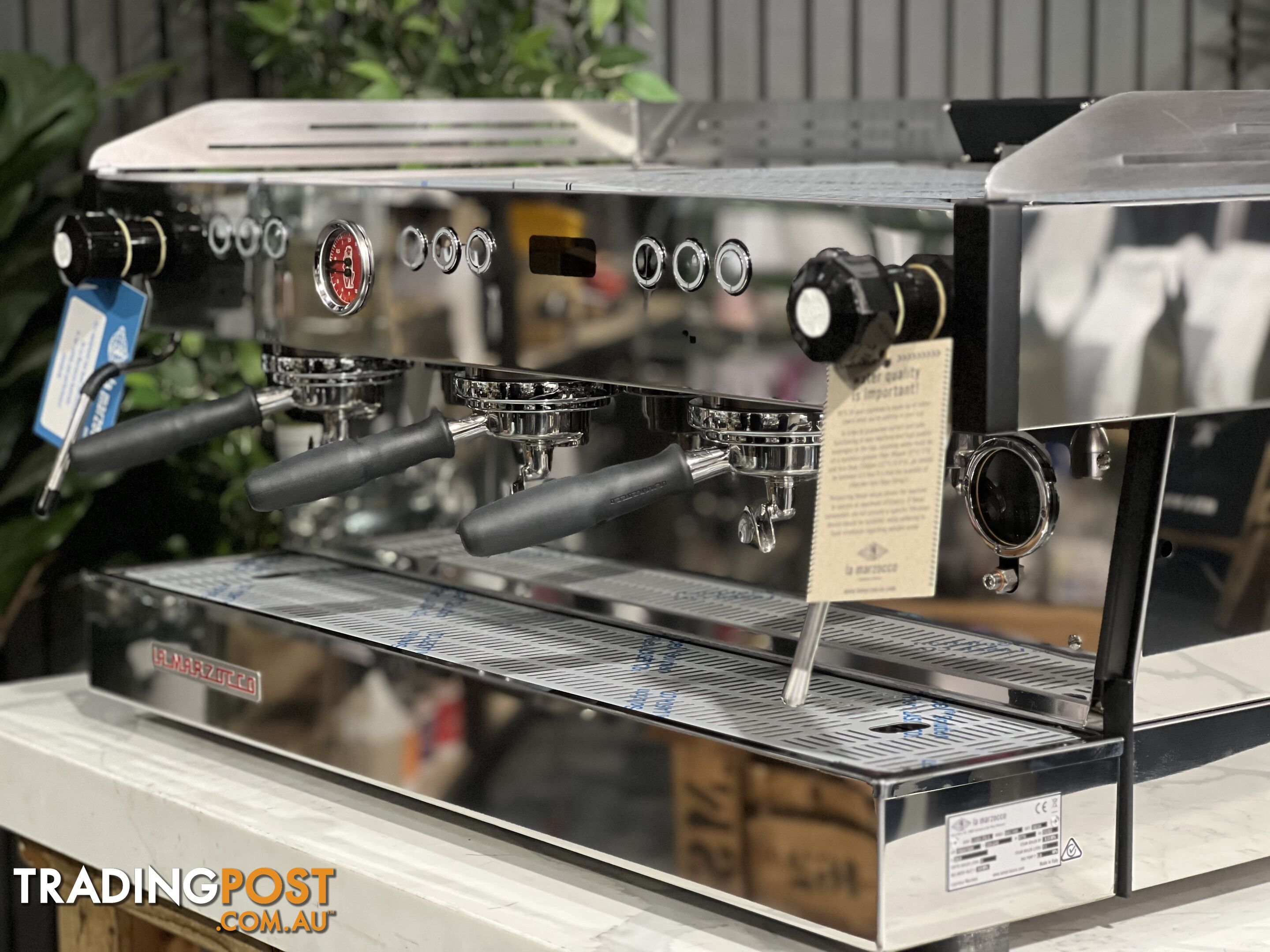 LA MARZOCCO LINEA PB 3 GROUP BRAND NEW STAINLESS ESPRESSO COFFEE MACHINE CAFE COMMERCIAL BARISTA