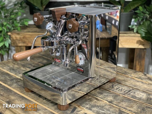 LELIT BIANCA V3 1 GROUP ESPRESSO COFFEE MACHINE STAINLESS & FACTORY TIMBER KIT BRAND NEW