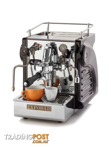 EXPOBAR OFFICE RUGGERO CLASSIC LEVA 1 GROUP ESPRESSO COFFEE MACHINE BRAND NEW STAINLESS & BLACK