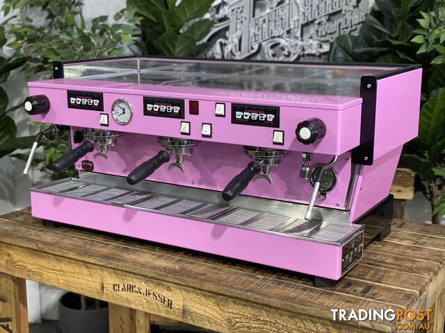 LA MARZOCCO LINEA CLASSIC CONTEMPORARY PINK 3 GROUP ESPRESSO COFFEE MACHINE