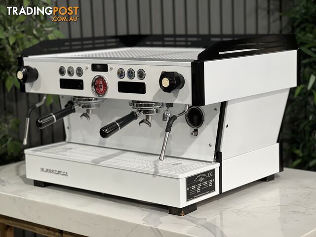 LA MARZOCCO LINEA PB 2 GROUP BLACK & WHITE ESPRESSO COFFEE MACHINE CAFE LATTE