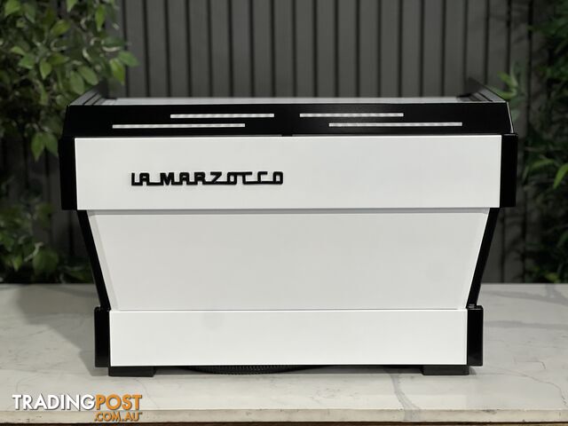 LA MARZOCCO LINEA PB 2 GROUP BLACK & WHITE ESPRESSO COFFEE MACHINE CAFE LATTE