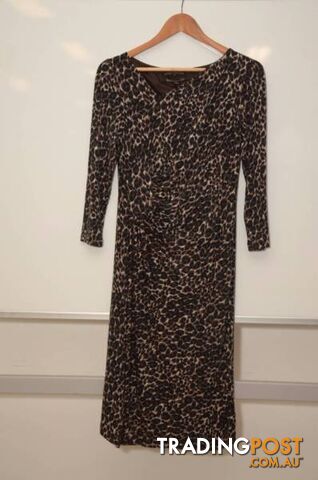 PERRI CUTTEN - Leopard print maxi dress