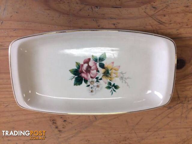 Floral Design Porcelain Platter