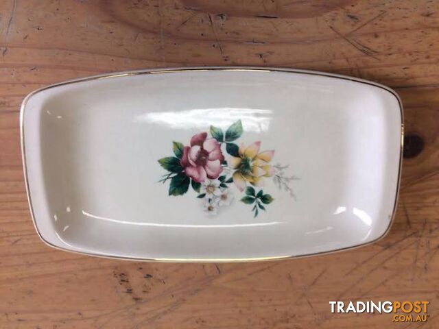 Floral Design Porcelain Platter