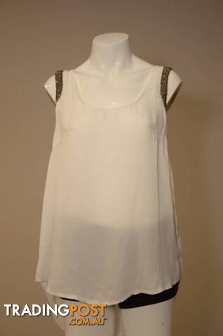 Valleygirl Ladies White Top Size 12