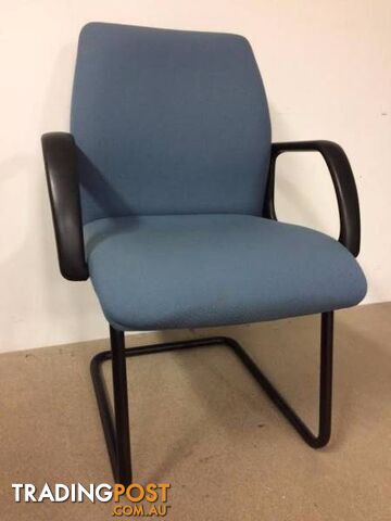 Blue cushion arm chairs (3 available)