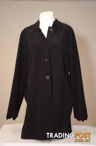 Montecassini Woman &#39;s Black Jacket Size 18