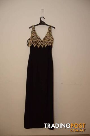 MARIANA HARDWICK Black Dress Size 12