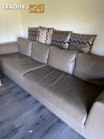 Large Leather Lounge