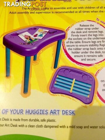 Huggies art desk