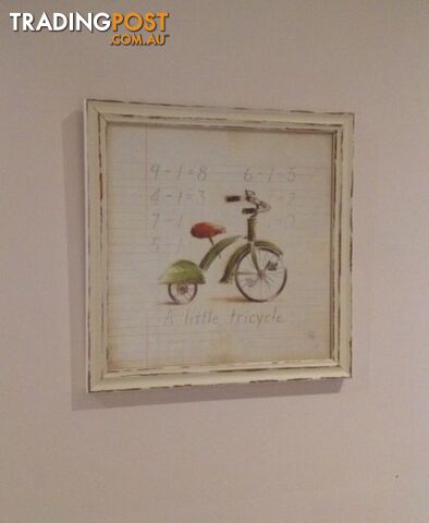 Little Green Tricycle Genuine Print by Laurent Hamilton