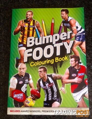 AFL Bumper Footy Colouring Book