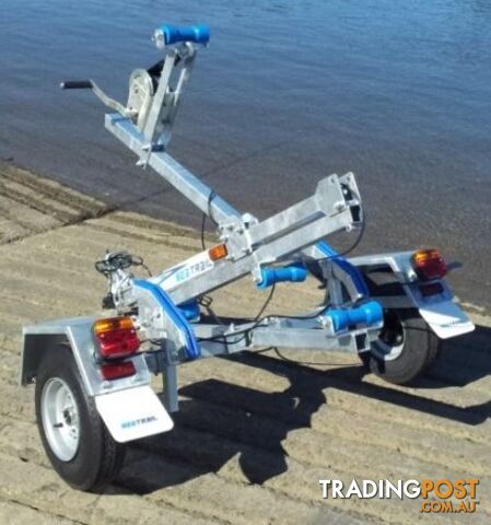FOLDING GAL BOAT TRAILER SUITS UP TO 3.7 mt BOAT 