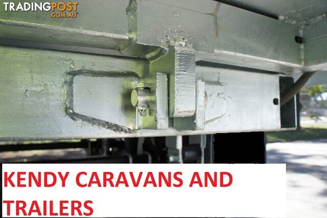 10x6 HEAVY DUTY HOT DIPPED GALVANISED TANDEM AXLE HYDRAULIC TIPPING BOX TRAILER 3500kg GVM