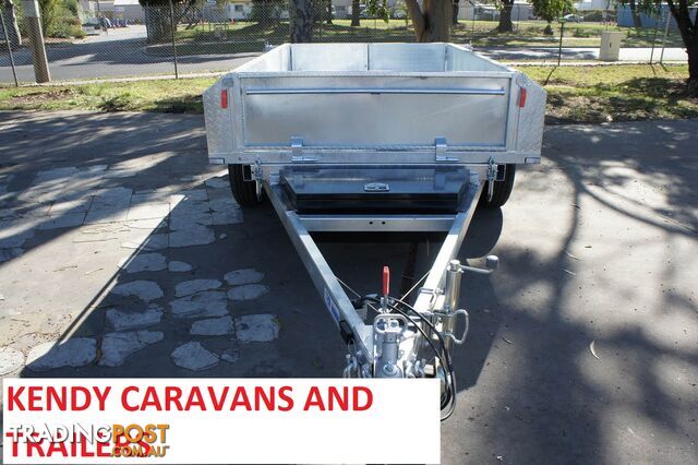 NEW 8 x 5 Heavy Duty Tradie Hydraulic Trailer | Tandem Axle Braked TIPPER