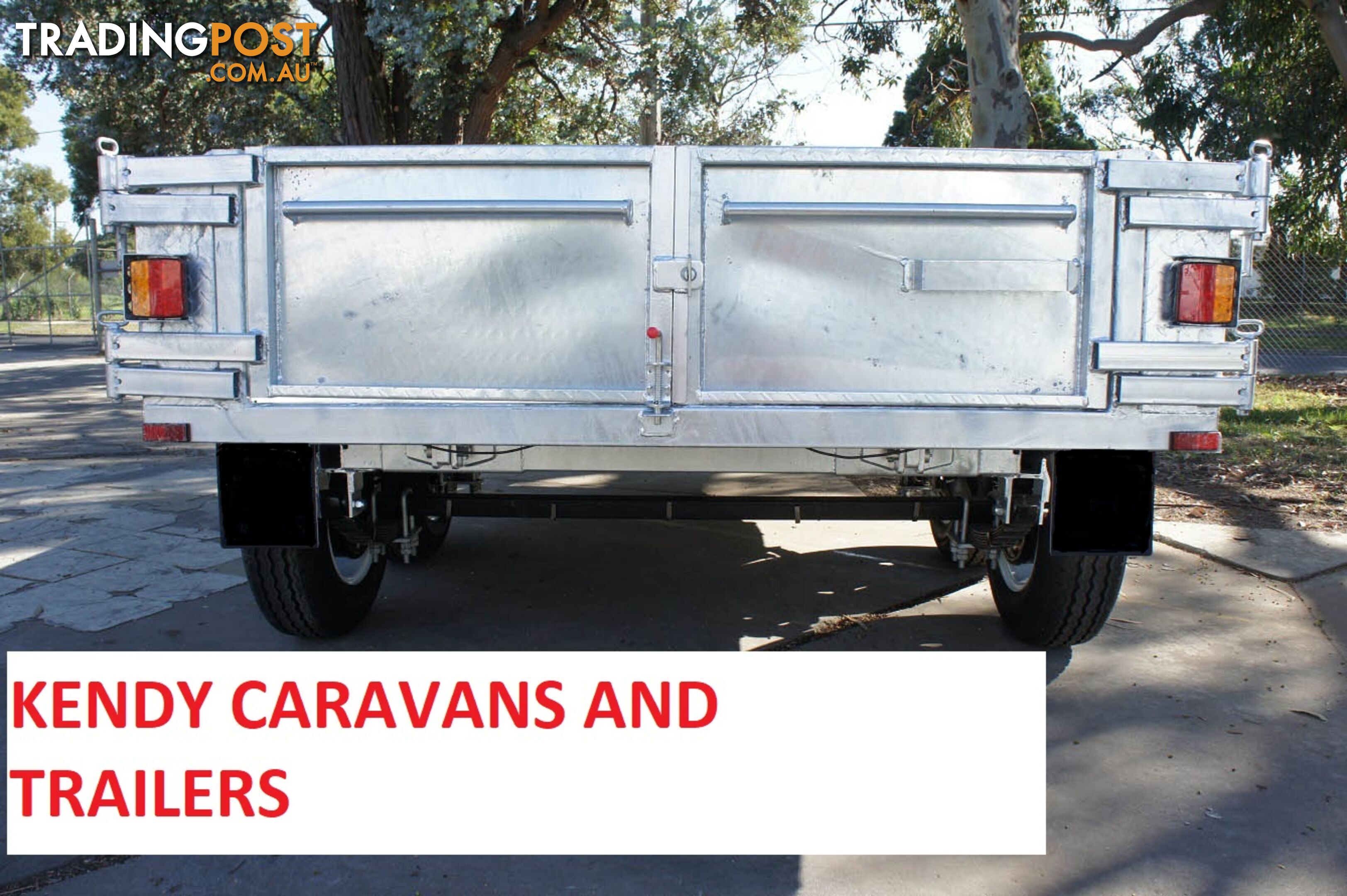 NEW 8 x 5 Heavy Duty Tradie Hydraulic Trailer | Tandem Axle Braked TIPPER