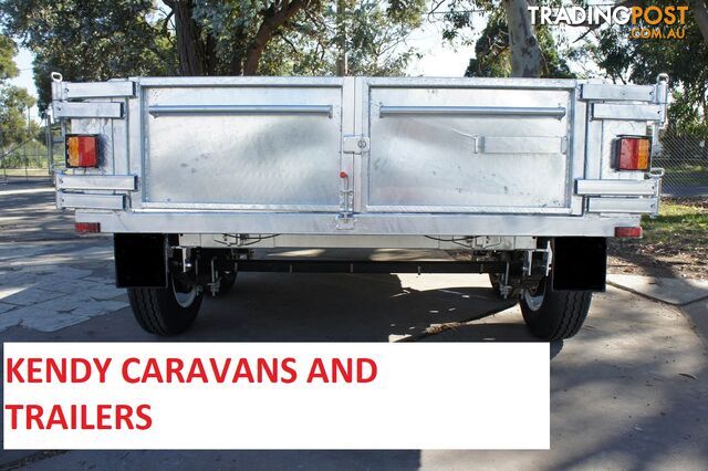 NEW 8 x 5 Heavy Duty Tradie Hydraulic Trailer | Tandem Axle Braked TIPPER