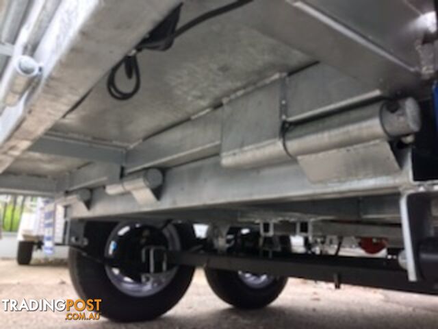 NEW 8 x 5 Heavy Duty Tradie Hydraulic Trailer | Tandem Axle Braked TIPPER