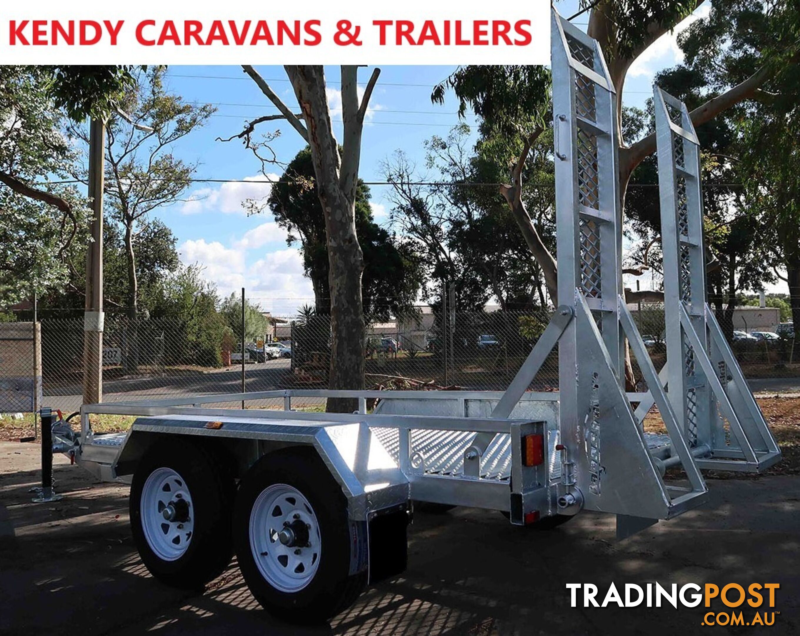 10x5 TANDEM AXLE PLANT TRAILER (3500kg ATM) 