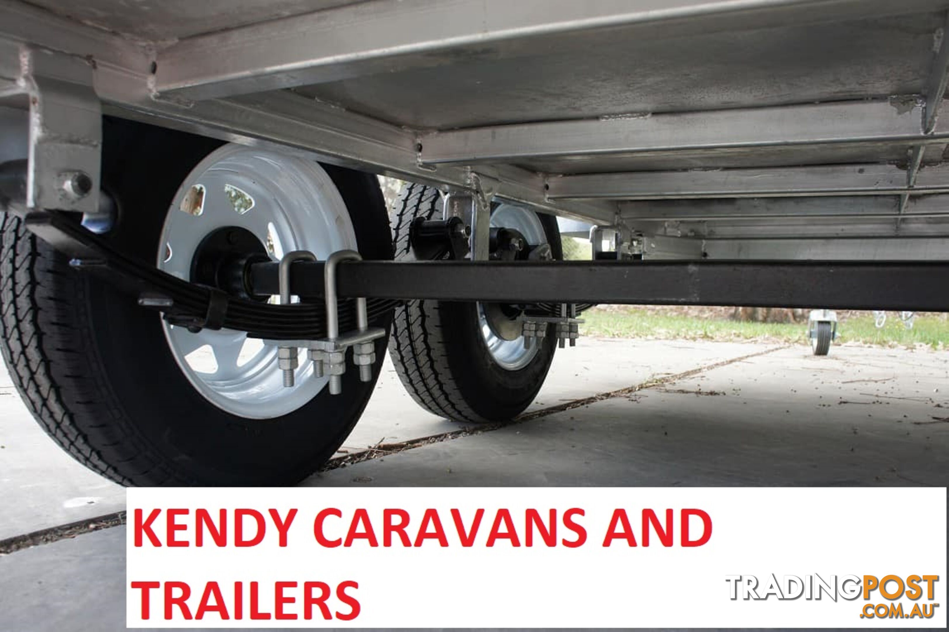 New Heavy Duty 8 x 5 Tandem Axle Braked with Cage galvanised box trailer 