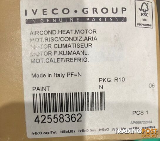IVECO DAILY AC MIXER MOTOR 42558362 EURO 3 - photo 2 of 2
