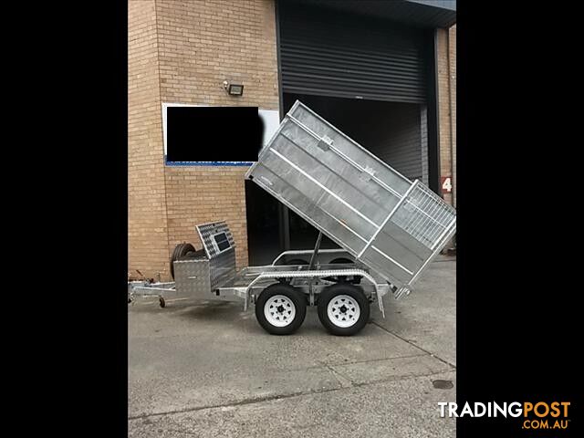 Tipper Hydraulic 8x5 Galvanized Box Trailer