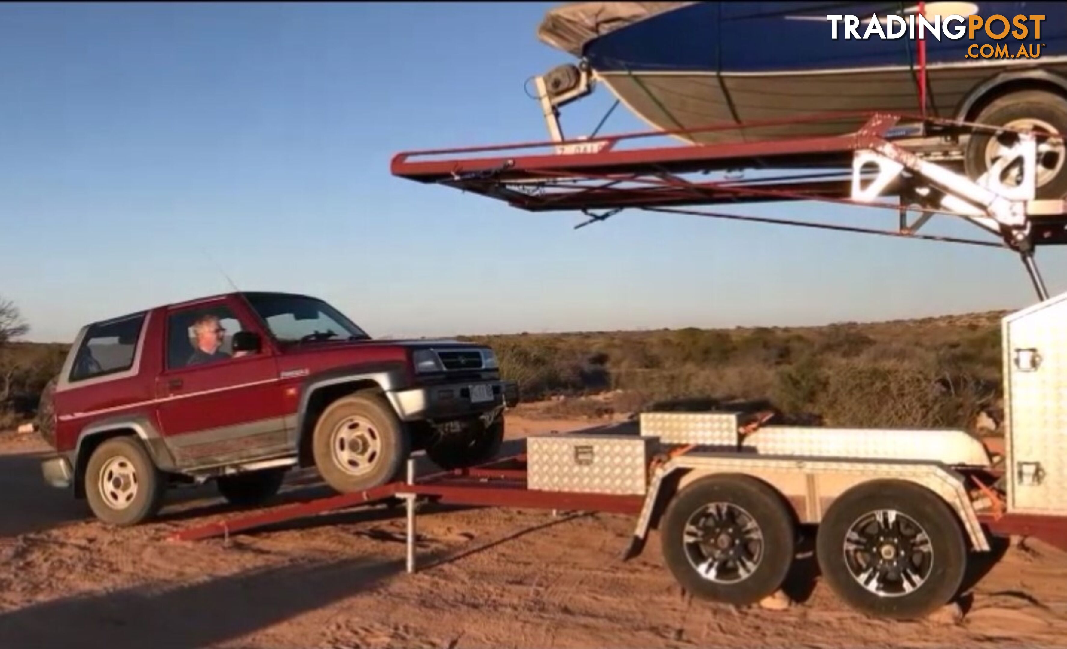 RV CAR & BOAT DOUBLE DECK HYDRAULIC TRAILER